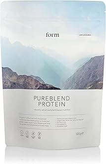 Form Pureblend Protein - Unsweetened and Unflavored Vegan Protein Powder - 32g of Plant Protein Powder Unflavored per Serving. Perfect for Your Smoothies, Cooking and Baking
