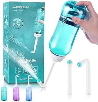 Peri Bottle for Postpartum - Portable Bidet 16.9 Oz Travel Bidet Bottle for Personal Hygiene Cleaning (Green)