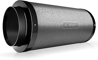 Air Carbon Filter 300mm with Premium Australian Virgin Charcoal, for Inline Duct Fan, Odor Control, Hydroponics, Grow Rooms, 12-Inch