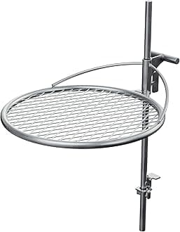Outpost Grill 19 - Standalone Campfire Grate - Breeo X Series Accessory - Stainless Steel, Durable, USA Made - Campfire Grill Grate - Camping Cooking Rack with Carrying Bag - Fire Pit Accessories