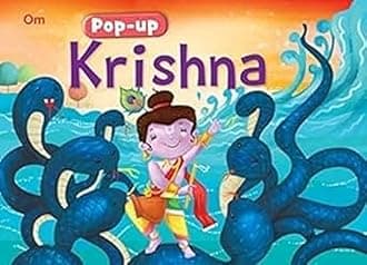 Pop Up Krishna Book for Children: 3D Interactive Lord Krishna Pop Up Book | Little Krishna’s Big Adventures | Little Krishna God’s Childhood | Krishna’s Magical Moments | Mischievous God in 3D | Divine Fun of Blue God Pop Up Picture Book for Kids; 3+ Ages