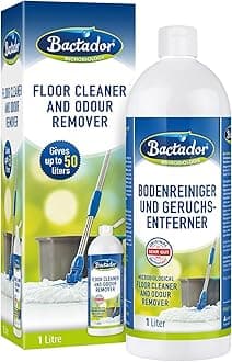 Bactador Floor Cleaner 1L - Enzyme cleaner - Floor cleanerliquid - Robot mop cleaning solution - Microbiological enzymaticcleaner - Cat urine enzymecleaner - Pet stain and odour remover