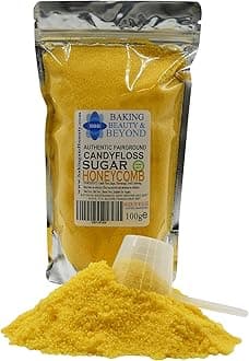 Baking Beauty and Beyond Premium Candy Floss Sugar 100g - Honeycomb Flavour