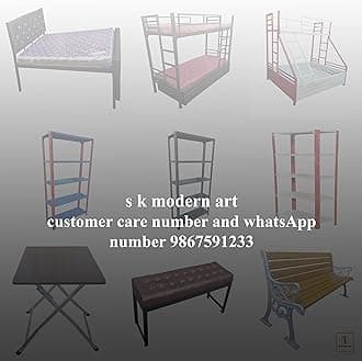 Metal Bunk Bed for Adults with Trundle Without Mattress (White Powder Coated, 2.5 x 6.5 feet)