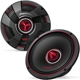 TS-M801PRO P.R.O. Series 8" 700 W Max Power, Blended Pulp Cone, High Efficiency Mid-Bass Driver - PRO Series Component Speaker (Pair)