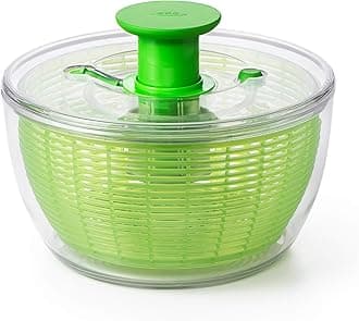 OXO Good Grips Salad Spinner - Large, Green Lettuce & Fruit Washer, BPA-Free,...