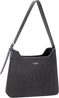 Paris Women's Shoulder Bag – Bi-Material Imitation Leather – Medium Size – Adjustable Handle – City Chic Classic Elegant Work Courses