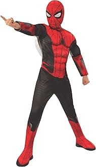 Rubies Marvel Spider-Man Far from Home Deluxe Spider-Man Costume & Mask, Small Red/Black