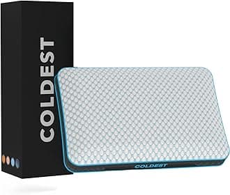 The Coldest Water Pillow - Adjustable Fill, Washable Cover, and Best for Breathable Cool While Sleeping -Premium (Queen)