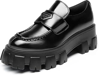 DREAM PAIRS Women's Chunky Loafers Platform Comfortable Slip-On Dressy Business Casual Fashion Outfit Loafer Shoes