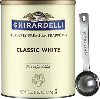 Chocolate Company - Classic White Premium Frappé 3.12lbs with Stamped Barista Spoon