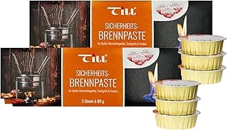 Till Fondue Gel 3 x 80g pots per Pack - Different Sets (2X Set of 3 80g (6 Pieces))
