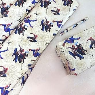 LA TROVE Colourful Gift Wrapping Paper Sheet For Gift Packing|Gift Wrap Roll, Gift Papers Sheets, Gift Cover Wrapping Paper(Spider Man) (Pack 0F 15)