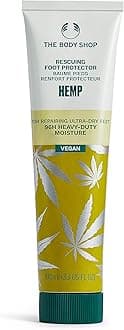 Hemp Foot Protector (1x 100ml), Hemp Foot Cream, Heavy-Duty Foot Cream, 96hr Moisture for Dry Skin, With Hemp Seed Oil & Shea Butter, Vegan Foot Moisturiser, Smooths & Softens Feet