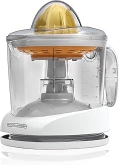 BLACK+DECKER 32oz Electric Citrus Juicer, CJ625, Pressure Activated, Adjustable Pulp Control, Dishwasher-Safe