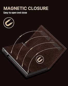 typecase Mens Wallet Card Holder(Oil Wax Brown)