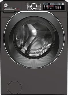 HooverH-Wash 500 HDD4106AMBCR Freestanding Washer Dryer, Care Dose, A Rated, 10 kg/6 kg Load, 1400 rpm, Graphite