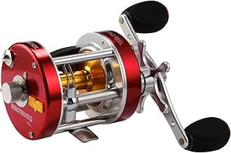 KastKing Rover Round Baitcasting Reel, Left Handed Fishing Reel,Rover50