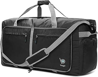 Bago Extra Large Duffle Bag for Travel Women & Men. Durable, Lightweight, Foldable Travel Duffel Bags For Traveling Women. 120L Duffle Bags Use As a Weekender Bag with Shoe Compartment, Checked Duffel