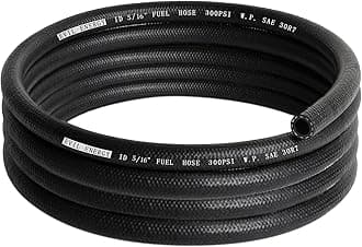 Evil Energy 5/16 Fuel Hose Line Push Lock NBR Rubber SAE 30R7 10FT 300PSI
