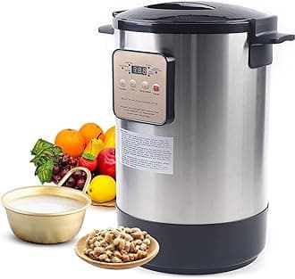 12L Automatic Fermentation Machine, Stainless Steel Yogurt Maker, With Intelligent Time Temp Control, Fermenter for Yogurt/Enzymes/Dough/Fruit Vinegar
