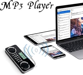 YOFITS YF33 Portable FM Radio with Bluetooth, MP3 Player, TF/USB Playback & 10 Presets – Rechargeable Battery, 5W Stereo Sound for Home, Travel, and Outdoor Use(Black)