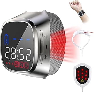 Lower Blood Pressure Naturally, Home Use Blood Pressure Lowering Device with Heart Rate Monitoring, Improve Blood Circulation and Reduce Blood Viscosity, for Hypertensive and Rhinitis