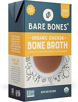 - Bare Bones Organic Chicken Bone Broth 16oz
