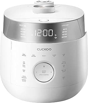 CUCKOO Rice Cooker & Steamer with 16 Programmes, Induction, No Pressure Mode, Open Cooking Function, Timer, Non-Stick Stainless Steel Inner Pot (up to 10 People), Keep Warm & Autoclean Function