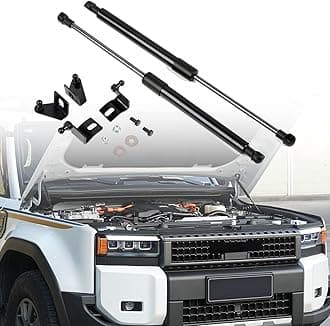 HIGH FLYING for Toyota Land Cruiser Prado LC250 Car Accessories Front Hood Lift Supports Gas Springs Struts Shocks Dampers Hydraulic Jack Stainless 1 Set (NOT Fit Premium Edition)
