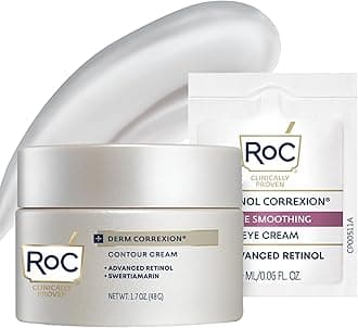 Derm Correxion Neck Cream with Hyaluronic Acid and Advanced Retinol to visibly Tighten & Lift Horizontal Neck Lines, Facial Moisturiser to Contour Face, Neck and Jawline, 1.7oz
