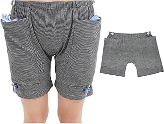 Incontinence Care Trousers, Catheter Underwear for Elderly with Double Pockets, Urinate Drainage Bag Pants for Catheter Nephrostomy Bag for Incontinence and Ostomy Patients (Women, 2XL)