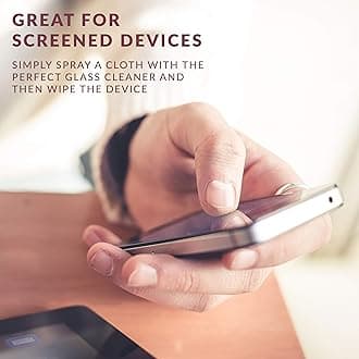 HOPE'S Perfect Glass Cleaner Spray Refill, Streak-Free, Ammonia-Free Window, Mirror, Screen, Tinted Glass, and Shower Door Cleaner, Indoor and Outdoor Glass Surfaces, 67.6 Ounce, Pack of 2