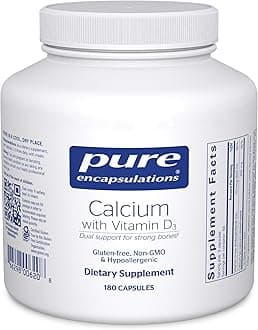 Calcium with Vitamin D3 | Dietary Supplement to Support Bone, Colon, and Cardiovascular Health* | 180 Capsules