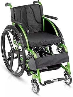 LEISURE Lightweight Sports Wheelchair - Folding Active Series | Seat Width 18 Inch