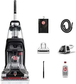 Powerscrub XL Pet Carpet Cleaner Machine, Upright Shampooer, FH68050, Black
