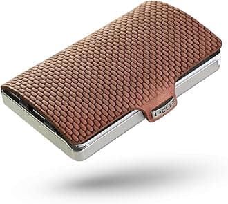 I-CLIP Stainless Steel with interchangeable Moneyclip - Slim Wallet - Leather Wallet - Premium Wallet - Stainless Steel Cardholder