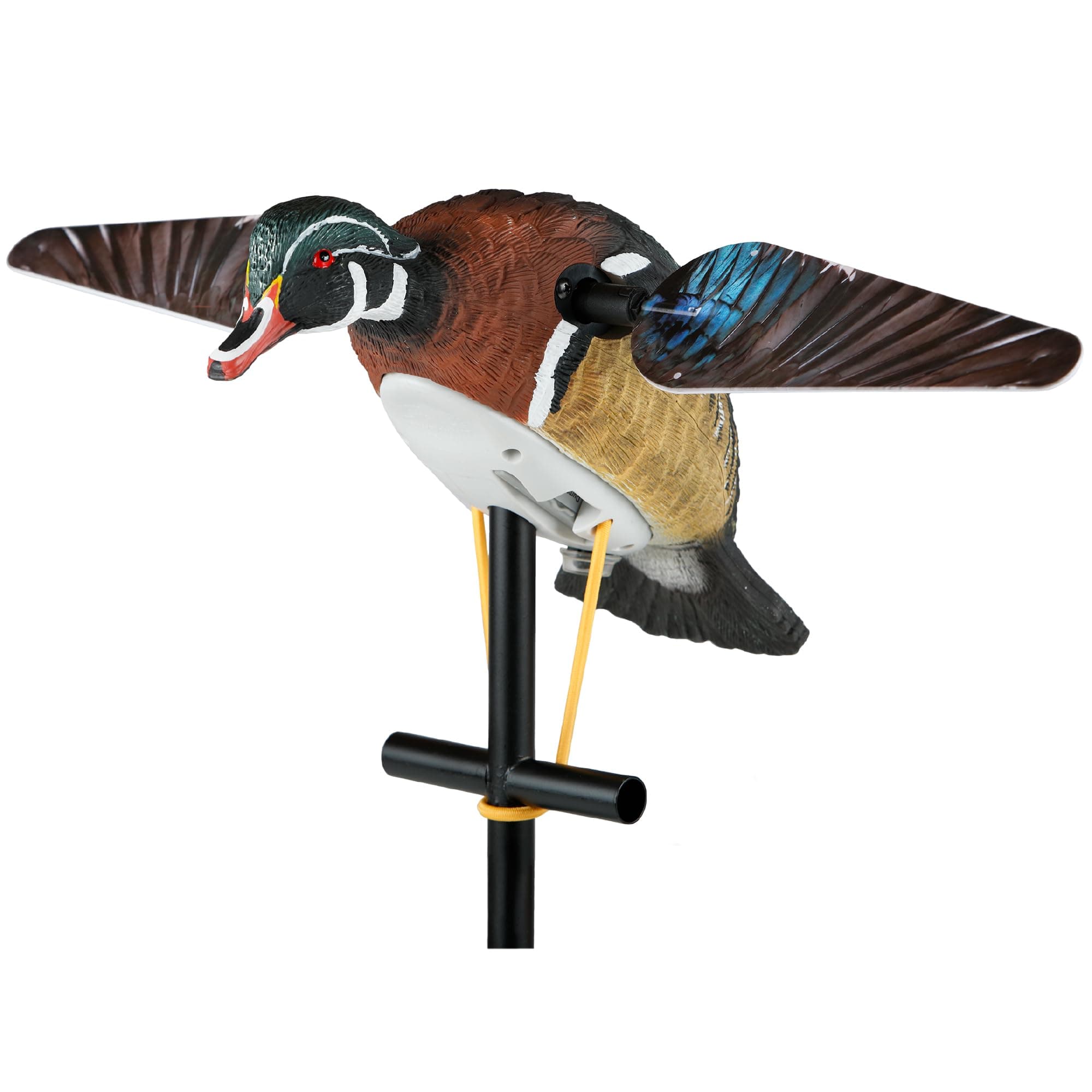 Lucky Duck Spinning Wing Motion Duck Decoys for Hunters, Lucky Woody HD