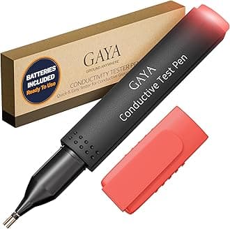 GAYA Conductivity Tester for Grounding Products – Instant Result, Easy to Use Conductivity Tester for Earthing Mats, Sheets & Wristbands – Portable & Reliable Ground Earthing Test – Battery Included