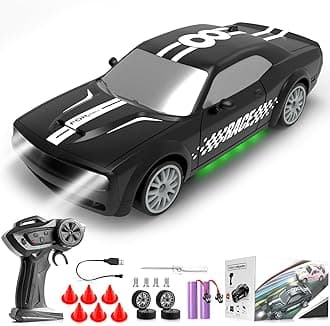YUZ four-wheel drive remote control drift car for kids (Black), FY001