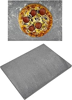 – Baking Pizza Stone. 100% Natural Volcanic Lava Stone Multi-Purpose Oven & BBQ, Grill. High Heat Retention. Rectangular (2x30x40cm)