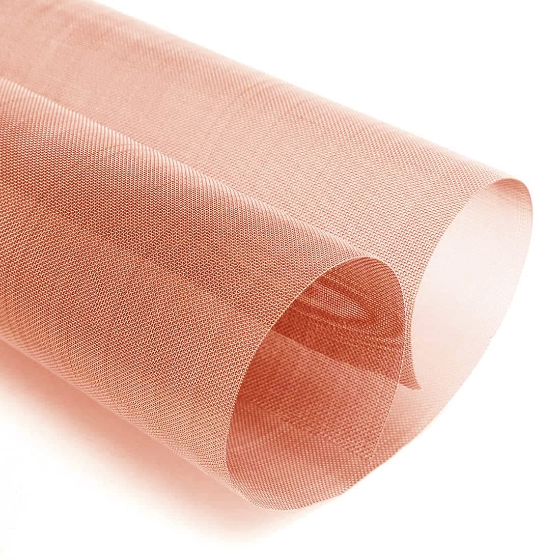 1 Pack 80 Mesh 99.9% Pure Copper Screen Woven Mesh Screen, Copper Mesh Cloth Fine Mesh, 19.68x39.37 Inch