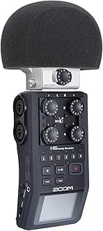 YOUSHARES H6 Windscreen Microphone Wind Foam, Pop Filter Wind Covers for Zoom H6 Portable Handy Recorder
