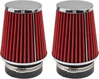 Cold Air Intake Kit with Filter Heat Shield for 2008-2012 C300 C350 3.0L 3.5L V6 (Red)