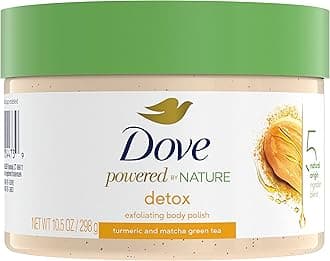 Powered By Nature Exfoliating Body Polish Detox With 5 Natural Origin Ingredient Blend For Skin Care 10.5 oz
