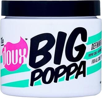 BIG POPPA Curl Defining Gel for Curly Hair – Frizz Control Styling Gel with Babassu Oil for Long-Lasting Shine & Soft Hold – Non-Crunch Hair Gel for Women, Coils, Waves & Curls