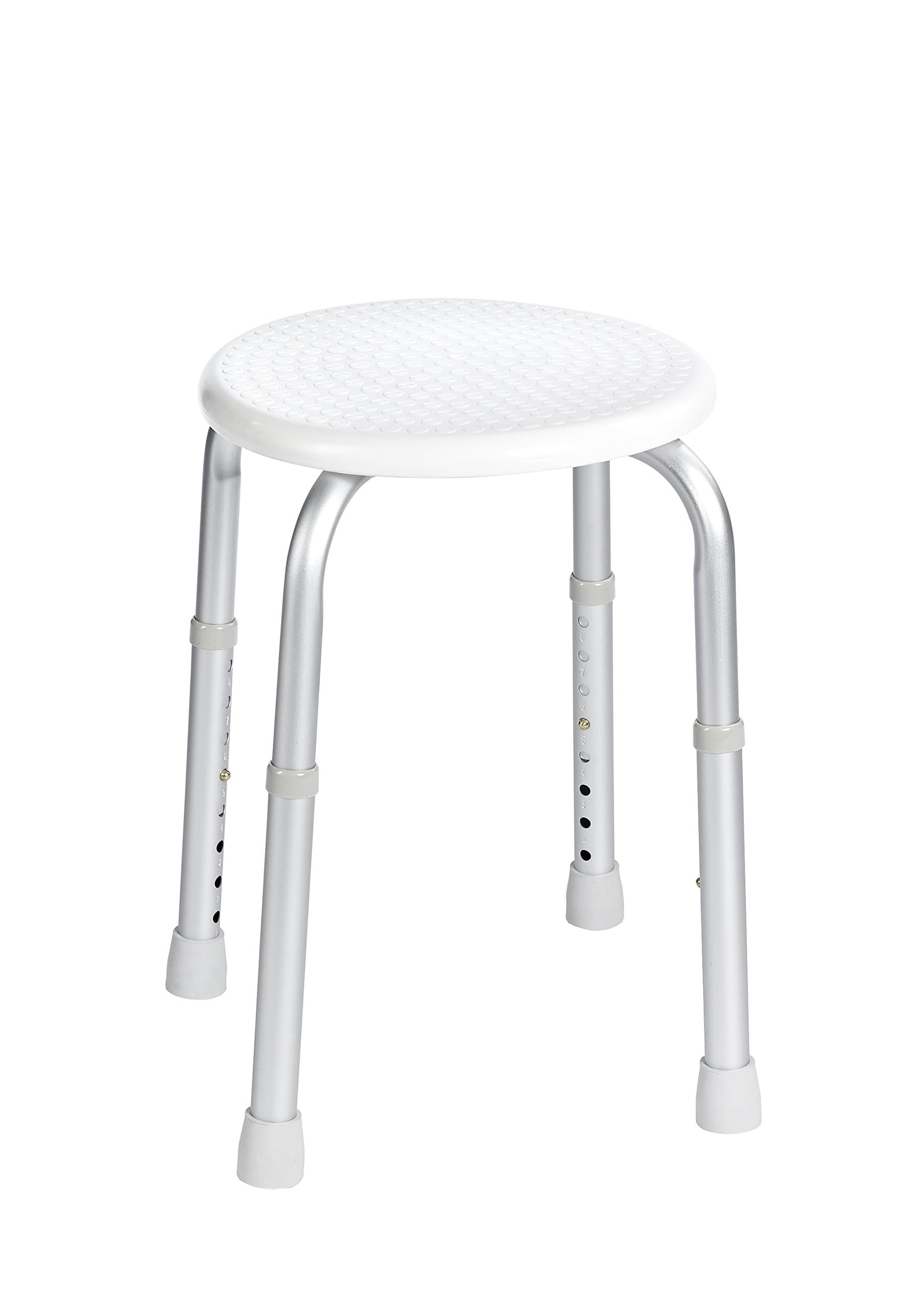 Ridder A00603101 Bath / Shower Stool without Backrest Height Adjustable White