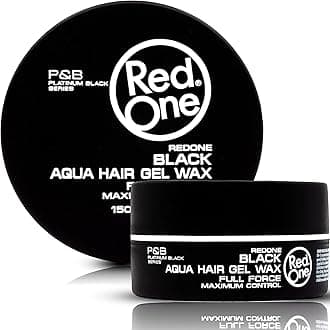 Redone Hair Styling Wax Black 150ml | Extra Hold | Gel Wax | Lime Scent | Long Lasting & Shiny Finish | For Men & Women | Professional Hair Styling Formula | Maximum Control & Smooth Texture