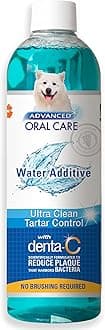 Nylabone Advanced Oral Care Pet Dental Water Additive, Liquid Tartar Remover & Breath Freshener for Dogs, Dog Teeth-Cleaning, Original Flavor, 16 oz.