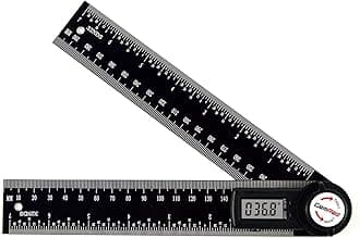 GemRed Digital Angle Finder 360 Degree Digital Protractor with 200mm Folded Length Aluminum Angle Measurement Tool